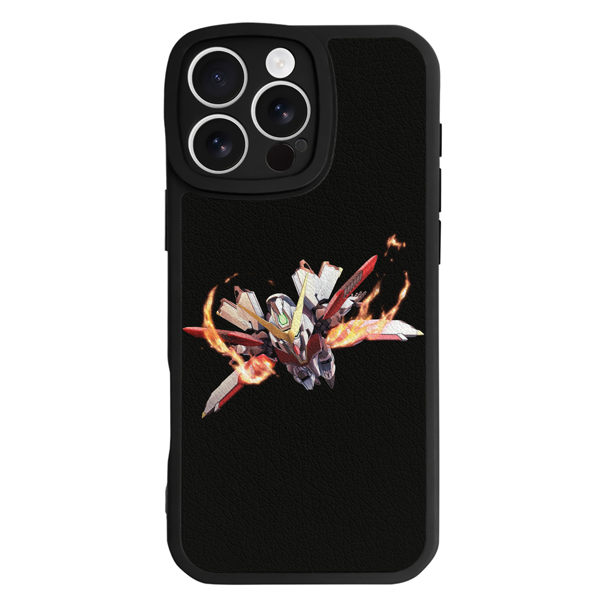 （画像用） 機動戦士ガンダム Mobile Suit Gundam 【iPhone 16シリーズ対応】シリコンスマホケース（レザー調） 材質：シリコン
